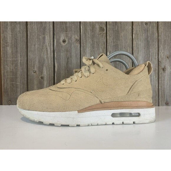 Nike Lab Air Max 1 Royal Linen Sneakers Brown Suede Nike 847671-221 Mens Sz 7 - Picture 4 of 9